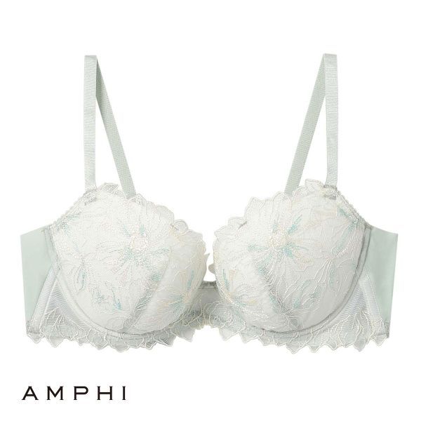 アンフィ AMPHI 長時間、バストをしっかりホールド ホールドデイブラ Hold Day Bra ブラジャー 3/4カップ 脇高 WEB限定 単品 レディース 下着 全4色 B65-D85