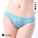 【メール便(3)】 ラポーム La-Pomme by petite mignon シースルー スキャンティー フルバック レディース 日本製 単品 全5色