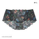 20%OFF【メール便(4)】 ウンナナクール une nana cool 特別な日以外の364日つけたくなるブラ 364ブラ 総レース MADE WITH LIBERTY FABRIC ショーツ 単品 レディース 全10色 M-L