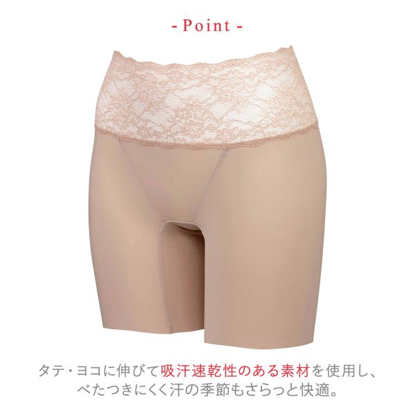 15％OFF【メール便(20)】 ワコール Wacoal ウイング Wing ナチュラルアップパンツ Pパンツ ガードル ほどよいサポート力の補正ショーツ ML2L 単品 レディース 全4色 M-LL 補正下着 補整 shirohato-10211818 SHIROHATO(白鳩) サンプル画像3