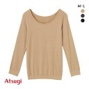 【メール便(20)】 アツギ ATSUGI 着るタイツ プレーン 8分袖 レディース 全3色 M-L