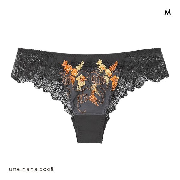 【メール便(3)】 ウンナナクール une nana cool 魔女の猫 Tバックショーツ ソング バックレース 単品 ねこと魔女の世界を表現 レディース 全3...