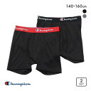 【メール便(30)】 チャンピオン Champion 2P メッシュ ボクサーパンツ 2枚組 キッズ ジュニア BOYS 前開き 吸汗速乾 CB6EX701 男...
