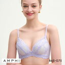 33%OFF アンフィ AMPHI キュンっと盛りブラ ノンワイヤー ブラジャー 3/4カップ BCDEFG BLH394 谷間 レディース 全3色 B65-G75 下着