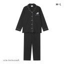10%OFF ウンナナクール 魔女の猫パジャマ 綿100% ルームウェア 上下セット 長袖 レディース une nana cool M-L