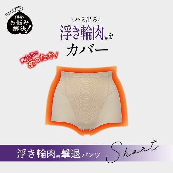 20％OFF【メール便(7)】 ルシアン あたたか はいて実感 下半身のお悩み解決 浮き輪肉撃退 パンツ ガードル ショート丈 M・L・LL 補正下着 ソフト LECIEN レディース 全2色 M-LL 補整 shirohato-10212389 SHIROHATO(白鳩) サンプル画像2