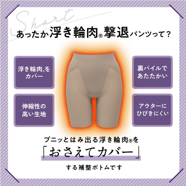 10％OFF【メール便(7)】 ルシアン あたたか はいて実感 下半身のお悩み解決 浮き輪肉撃退 ガードル パンツ M・L・LL ロング丈 補正下着 ソフト LECIEN レディース 全2色 M-LL 補整 shirohato-10212390 SHIROHATO(白鳩) サンプル画像3