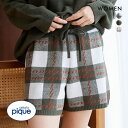 30%OFF ジェラートピケ レディース エアモコチェックジャガードショートパンツ ジェラピケ ルームウェア パジャマ gelato pique 全3色 母の日