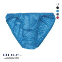 15%OFF【メール便(7)】 ブロス バイ ワコールメン レースブリーフ LL メンズ 前とじ ノーマル丈 通気性 BROS by WACOAL MEN GF...