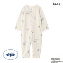 20%OFF【メール便(25)】 ジェラートピケ キッズアンドベイビー ピーナッツ ベビー SNOOPY×BEAR 総柄ロンパース ジェラピケ PEANUTS ...