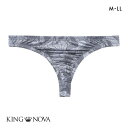 【ポイント還元5倍・7/5 23:59まで】キングノバ Tバック パンツ メンズ 前とじ 花柄 M L LL KING NOVA M-LL メール便(10) 父の日 ギフト プレゼント 男性