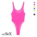 【メール便(5)】 ユニセックス UNISEX Clearskin ハイレグ ボディスーツ Tバック M 男女兼用 TMコレクション ジェンダーレス スケスケ ...