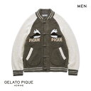 ジェラートピケ オム メンズ パウダーパンダジャガードブルゾン ジェラピケ パジャマ ルームウェア gelato pique HOMME M-L