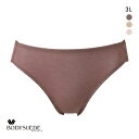15%OFF【メール便(4)】 ワコール ボディスエード 環境配慮 ハイレッグ テンセル混 3L Wacoal BODYSUEDE レディース 全3色
