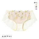 20%OFF【メール便(5)】 アンフィ グラマリッチ ペアショーツ ボーイレングス バックレース BYJ395シリーズ AMPHI レディース 全3色 M-L