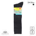 学校へ行こう 2足組 ハイソックス リブ キッズ ジュニア 靴下 24-26cm okamoto 全2色