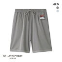 ジェラートピケ オム メンズ KOUSUKE SHIMIZU ワンポイントハーフパンツ ジェラピケ パジャマ ルームウェア gelato pique HOMME...