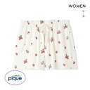 ジェラートピケ レディース いちご柄ショートパンツ ジェラピケ パジャマ ルームウェア gelato pique 全2色 母の日