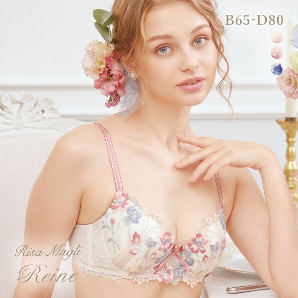 20％OFF リサマリ レーヌ テリン ブラジャー BCD 谷間ブラ Risa Magli Rein