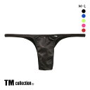 【メール便(3)】 ティーエム コレクション 水着素材 sexy ML メンズ 前とじ ビキニブリーフ TM collection 全5色 M-L
