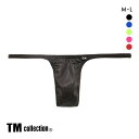 【メール便(3)】 ティーエム コレクション 水着素材 sexy ML メンズ 前とじ Tバック TM collection 全5色 M-L
