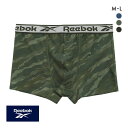リーボック メンズ プリント ボクサーパンツ 前閉じ プリント M L Reebok 全3色 M-L メール便(15) 父の日 ギフト プレゼント 男性