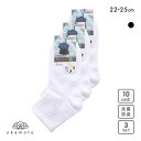 10%OFF JOSE 無地 スニーカー丈ソックス 10cm丈 3足組 okamoto 631183 レディース 全2色