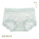 キッドブルー 25デニムフラワー ショーツ ショートカルソン ボーイレングス KID BLUE レディース 全2色 M-L 下着 【メール便(4)】