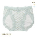 キッドブルー 25デニムフラワー ショーツ スタンダード ノーマルショーツ KID BLUE レディース 全2色 M-L 下着 【メール便(4)】