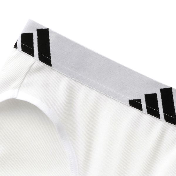 20％OFF【メール便(4)】 アディダス ガールズ キッズ ジュニア 綿混リブ ハーフショーツ adidas レディース 全4色 150-165 2