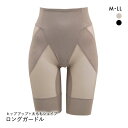 【ポイント還元3倍・7/10 23:59まで】太ももにスキマ ヒップアップ+太ももシェイプ パワーネット ロングガードル レディース 補正 全2色 M-LL 【...