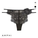 20%OFF【メール便(3)】 アンフィ ペアショーツ Tバックショーツ BYJ397シリーズ M バックレース AMPHI レディース 全3色