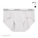 【ポイント3倍・6/25 23:59まで】【メール便(4)】 ポフ ロゴテープ スポーティブラ ペアノーマルショーツ M L LL スタンダード ひびきにくい なめらか レディース 全2色 M-LL