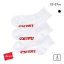 10%OFF ヘインズ オリジナルス ソックス クォーターレングス 3足組 メンズ HMSCB201 Hanes originals 全2色 23-25cm-2...