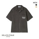 20%OFF ジェラートピケ オム メンズ エアリーモコダイナーシャツ ジェラピケ パジャマ ルームウェア gelato pique HOMME 全2色 M-L