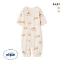 ジェラートピケ キッズアンドベイビー ベビー ドーナツベア柄2wayオール ジェラピケ ルームウェア パジャマ gelato pique Kids&Baby B...