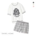 スナイデルホーム ロゴジャガードニットセットアップ パジャマ ルームウェア SNIDEL HOME レディース 全3色 母の日
