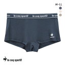 【メール便(4)】 ルコックスポルティフ 1分丈 ショーツ レディース ボクサータイプ le coq sportif 全3色 M-LL