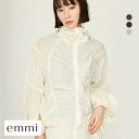 エミ アトリエ ギャザーナイロンブルゾン emmi atelier レディース 全4色