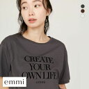 30%OFF エミ フロッキーロゴTシャツ emmi レディース 全3色