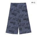 SUKENO おにわパンツ ペイズリー柄 8分丈ボトム レディース ルームウェア ワンマイルウェア 助野 M-L-L-LL