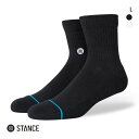 【メール便(20)】 スタンス ICON QUARTER クォーター丈 ソックス メンズ STANCE 靴下 全2色