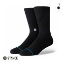 【メール便(20)】 スタンス ICON クルー丈 ソックス メンズ STANCE 靴下 全2色