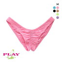 33%OFF【メール便(4)】 ユニセックス PLAY GMF クイコミ ハーフバック ハーフバック M ビキニ ジェンダーレス ユニセックス 男女兼用 TM 全7色