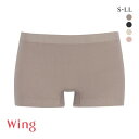 10%OFF【メール便(5)】 ワコール ウイング ショーツ ボーイレングス しめつけにくいのにぴったりフィット 成型 Wacoal Wing 大きいサイズ レディース 全4色 S-M-L-LL