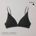 アンダーソンアンダーソン ファッショントライアングルブラ ランジェリー ブラジャー ノンワイヤー ブラレット UNDERSON UNDERSON レディース 全2色 0-2