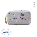 ジェラートピケ SUMMER DOG総柄ポーチ ジェラピケ gelato pique 全3色