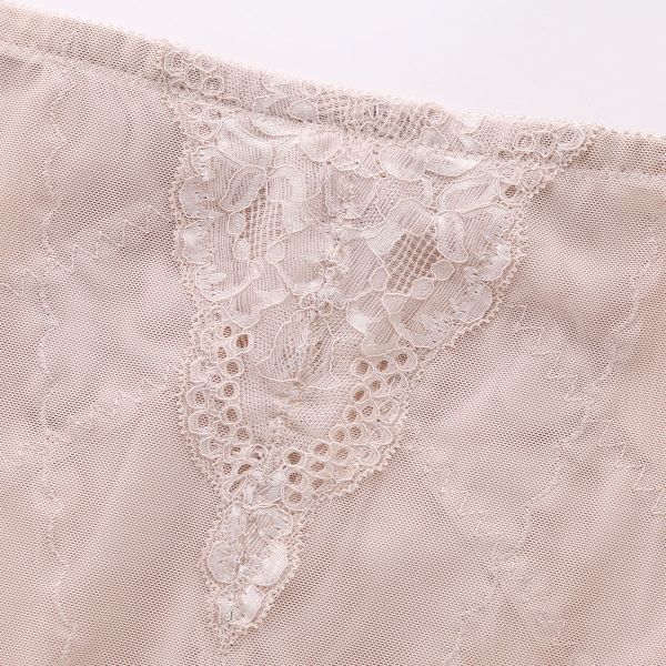【メール便(10)】 スリム魅せ メッシュガードル ショート丈 お腹押さえ＆ヒップアップ ショーツガードル ショートガードル 細見え 補正下着 美尻 レディース 64-90 補整 shirohato-10218679 SHIROHATO(白鳩) サンプル画像2