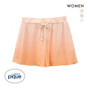 ジェラートピケ レディース グラデーションフレアショートパンツ ジェラピケ パジャマ ルームウェア gelato pique 全3色