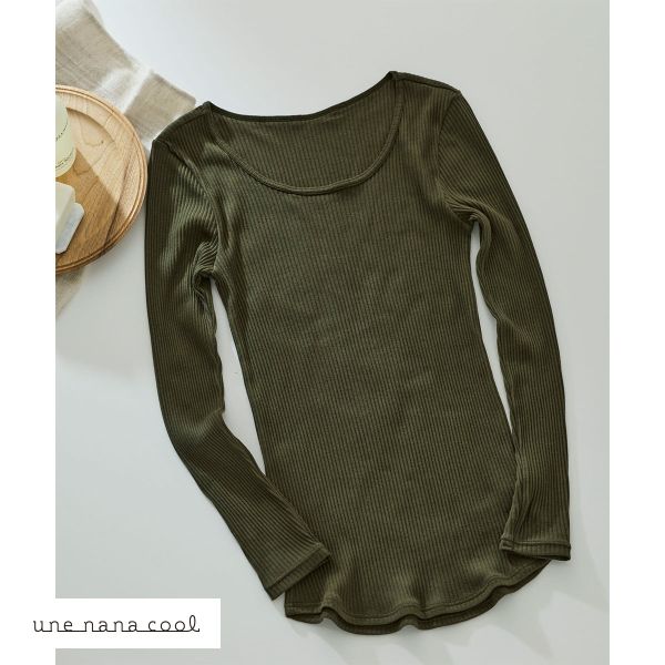 �ڥ᡼����(12)�� ����ʥʥ����� ��100�����ϻ��� ����Ԥߥ��åȥ� Ĺµ �ȥåץ� ����ʡ� une nana cool ��ǥ����� ��5�� M-L